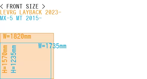 #LEVRG LAYBACK 2023- + MX-5 MT 2015-